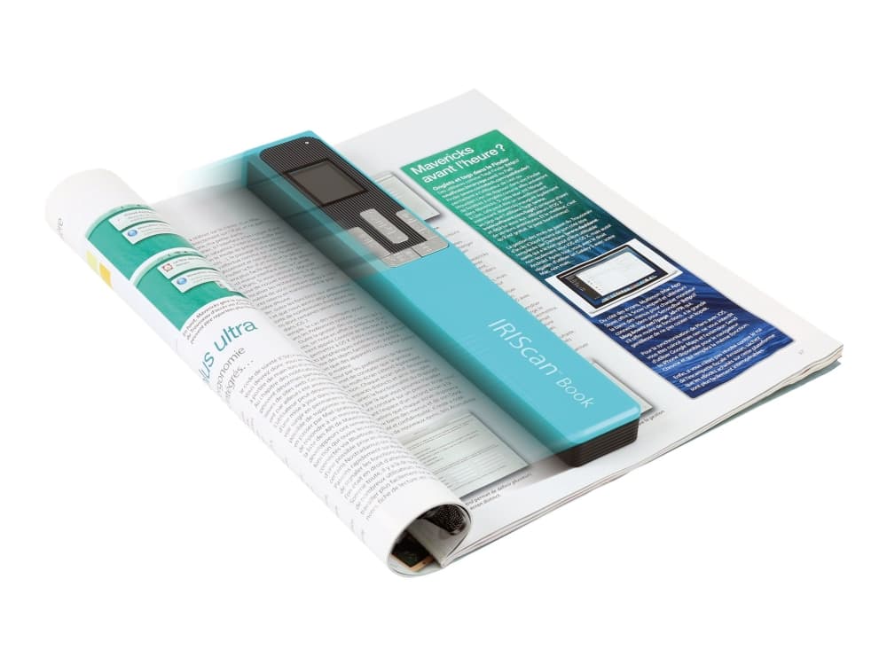 IRIS IRIScan Book 5 - Handskanner - Kontaktbildsensor (CIS) - A4 - 1200 dpi - USB