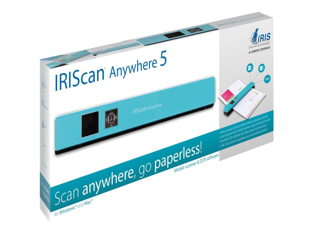 IRIS IRIScan Anywhere 5 - Dokumentskanner - Kontaktbildsensor (CIS) - A4 - 1200 dpi - USB