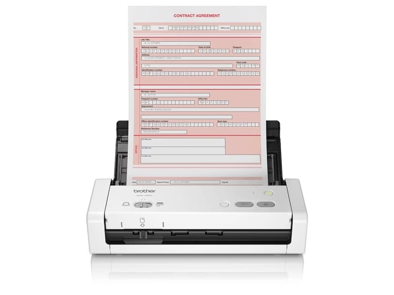 Brother ADS-1200, 215 x 863 mm, 600 x 600 DPI, 1200 x 1200 DPI, 48 bit, 24 bit, 25 ppm