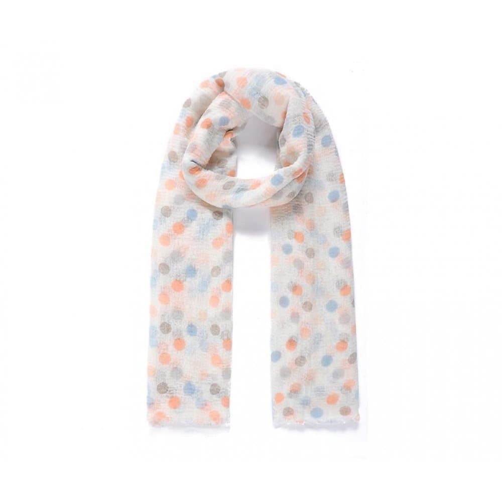 Intrigue Womens/Ladies Polka Dot Print Crinkle Scarf