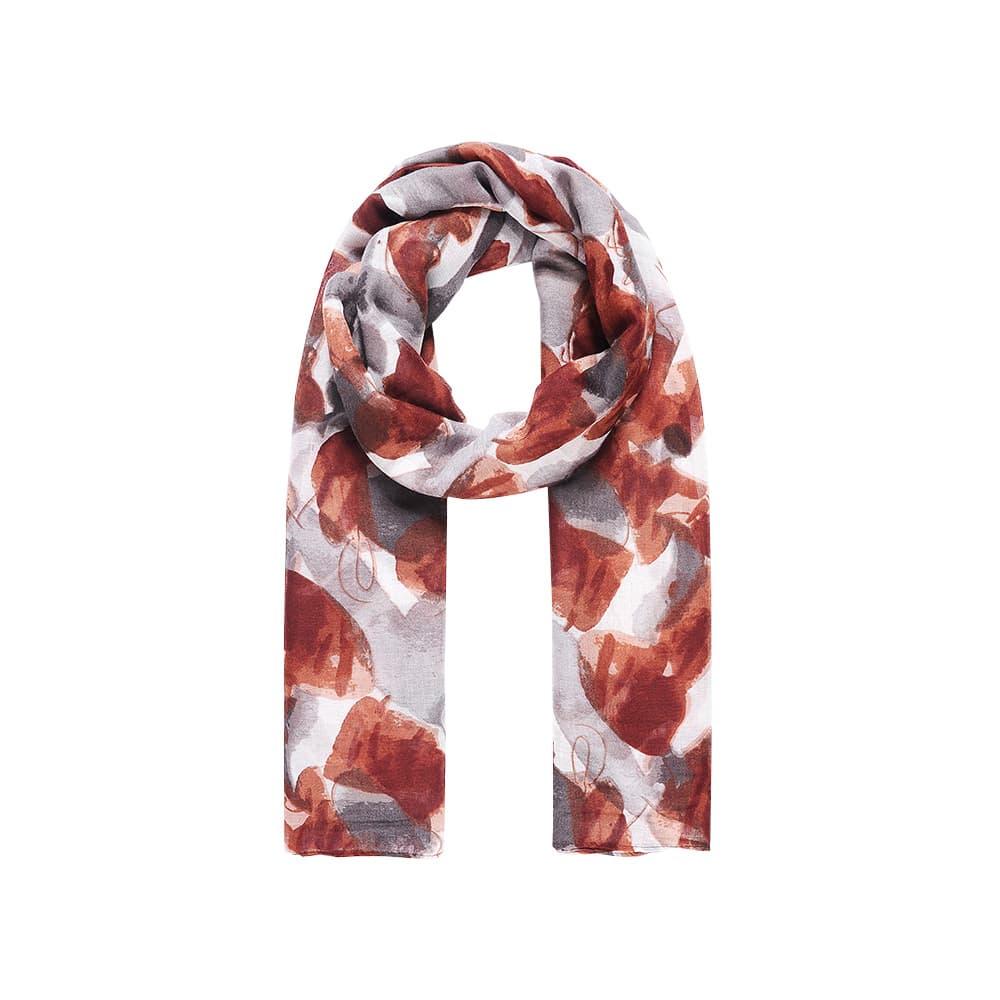 Intrigue Womens/Ladies Painterly Floral Print Scarf