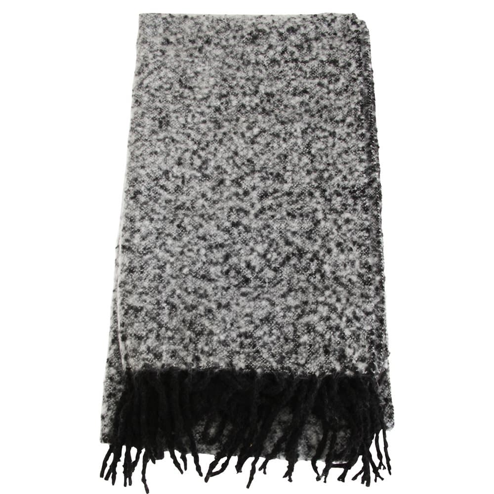 Foxbury Womens/Ladies Frilly Winter Scarf With Tassels