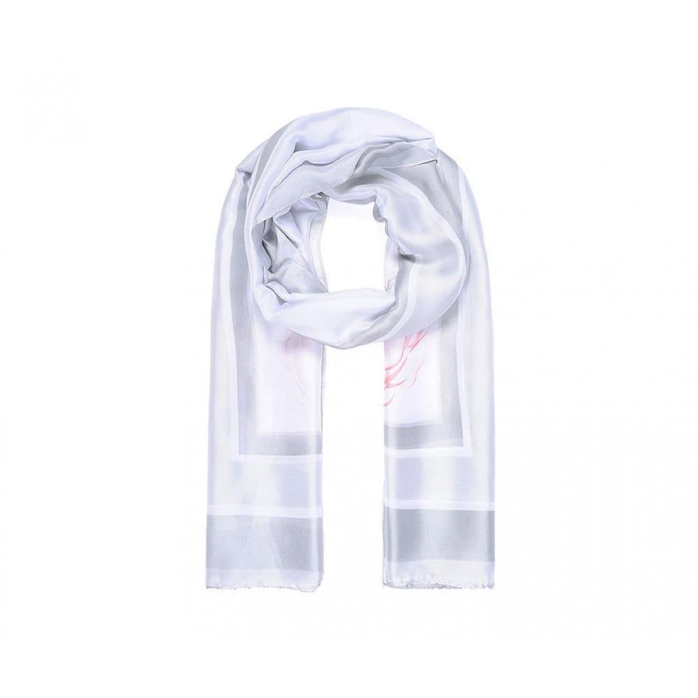 Intrigue Womens/Ladies Silk Like Rose Print Scarf