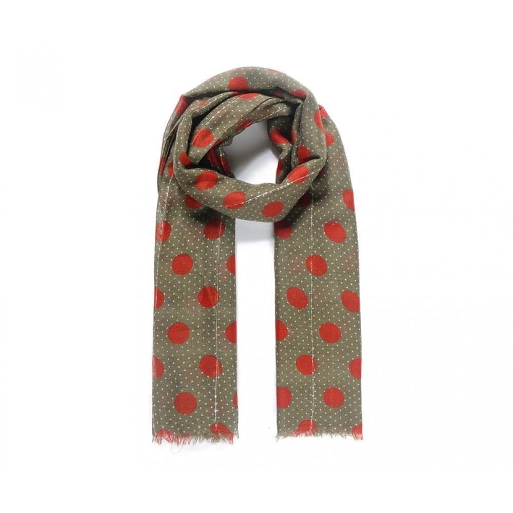 Intrigue Polka Dot Print Prydnadshals för kvinnor / damer
