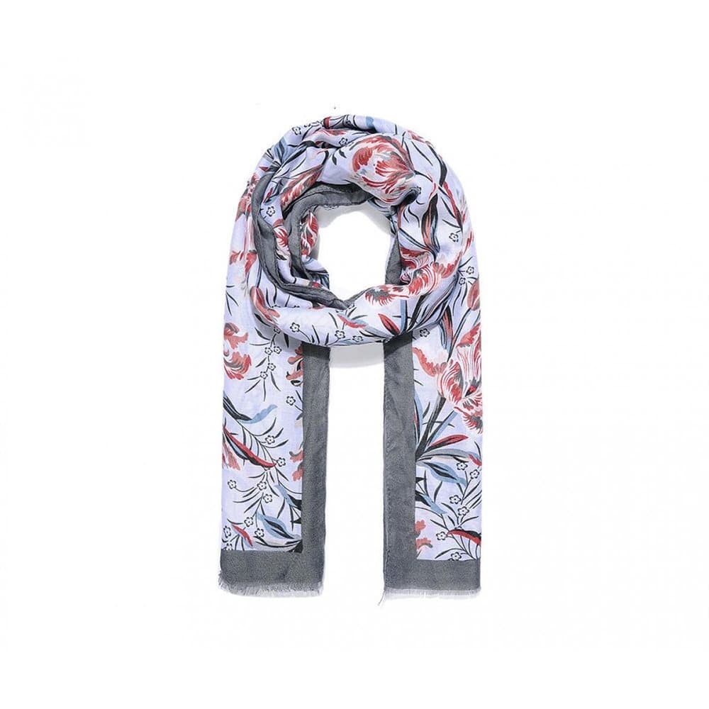 Intrigue Womens/Ladies Oriental Floral Print Scarf