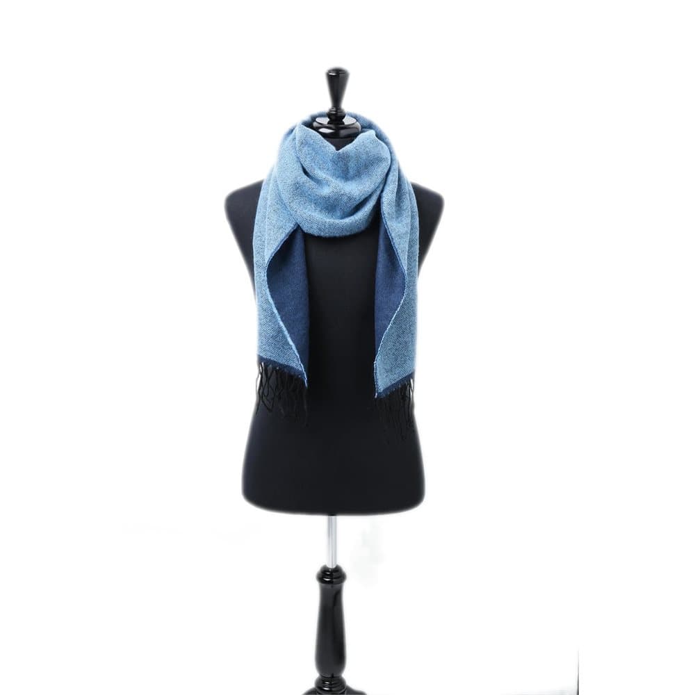Asquith & Fox Unisex Two Tone Tassled Scarf