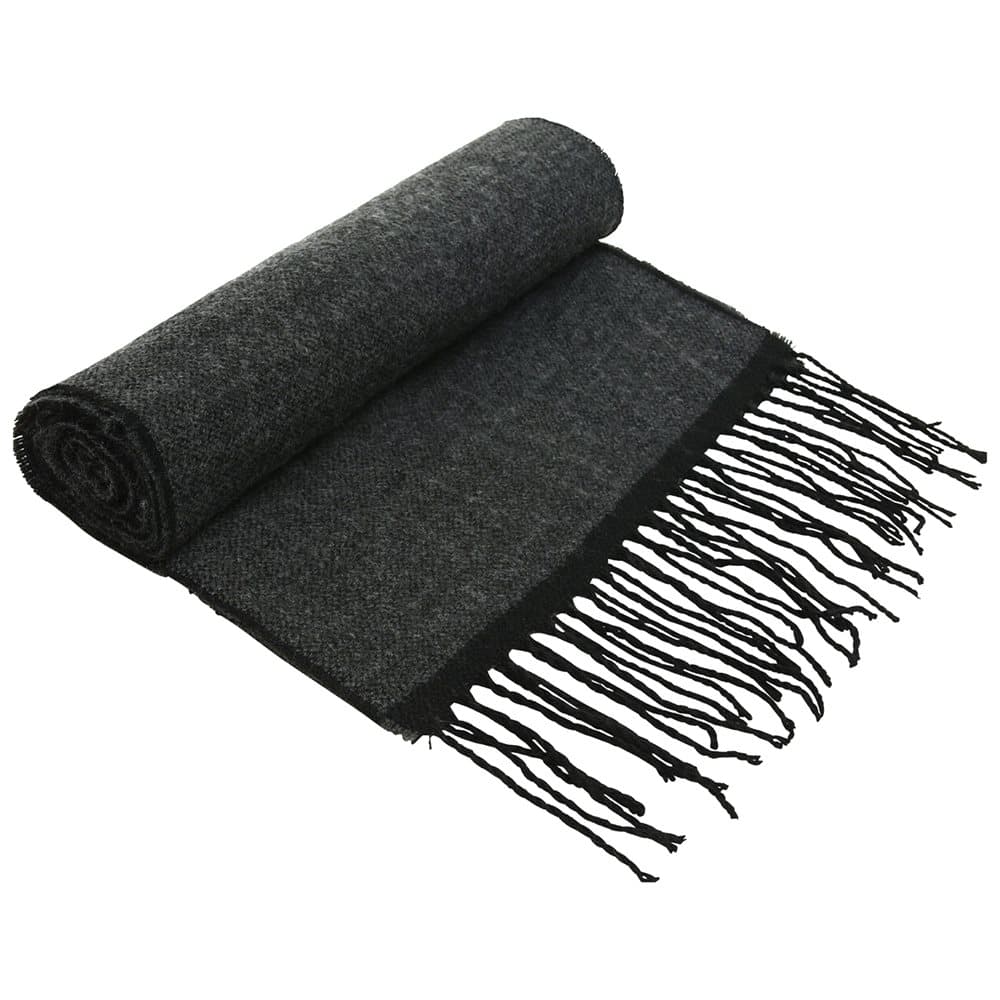 Asquith & Fox Unisex Two Tone Tassled Scarf