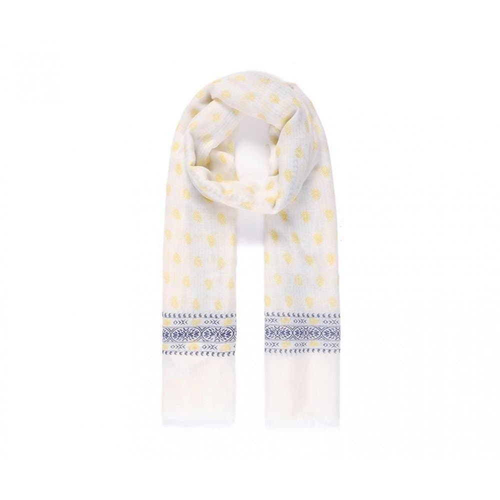 Intrigue Womens/Ladies Paisley Border Print Scarf