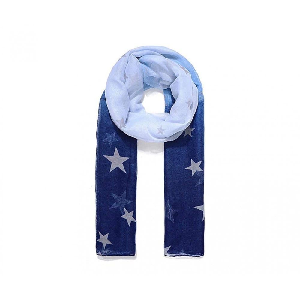 Intrigue Womens/Ladies Ombre Star Print Scarf