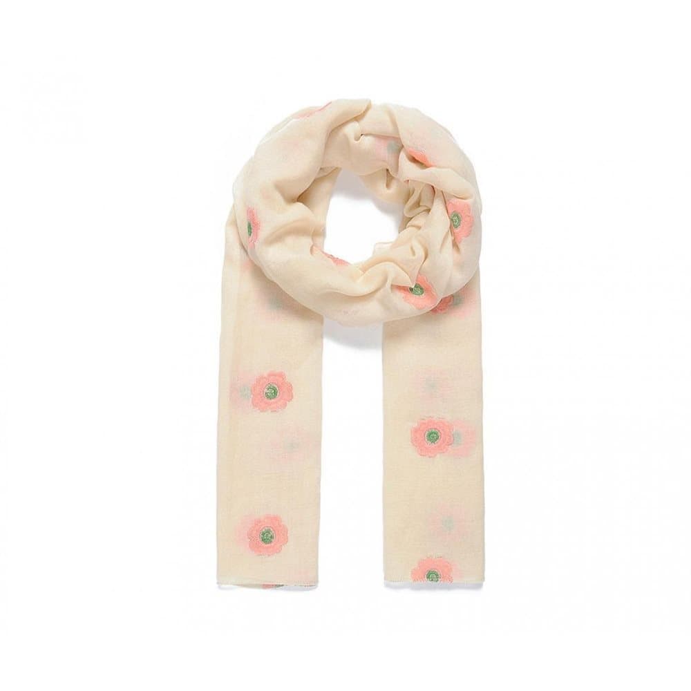 Intrigue Womens/Ladies Poppy Embroidered Scarf