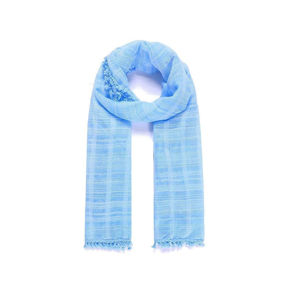Intrigue Womens/Ladies Check Dyed Narrow Scarf
