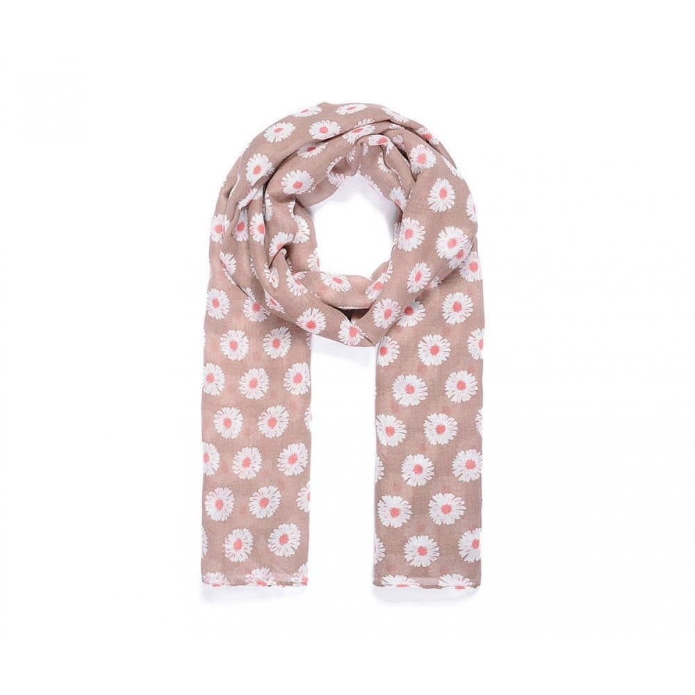 Intrigue Womens/Ladies Repeat Daisy Print Scarf