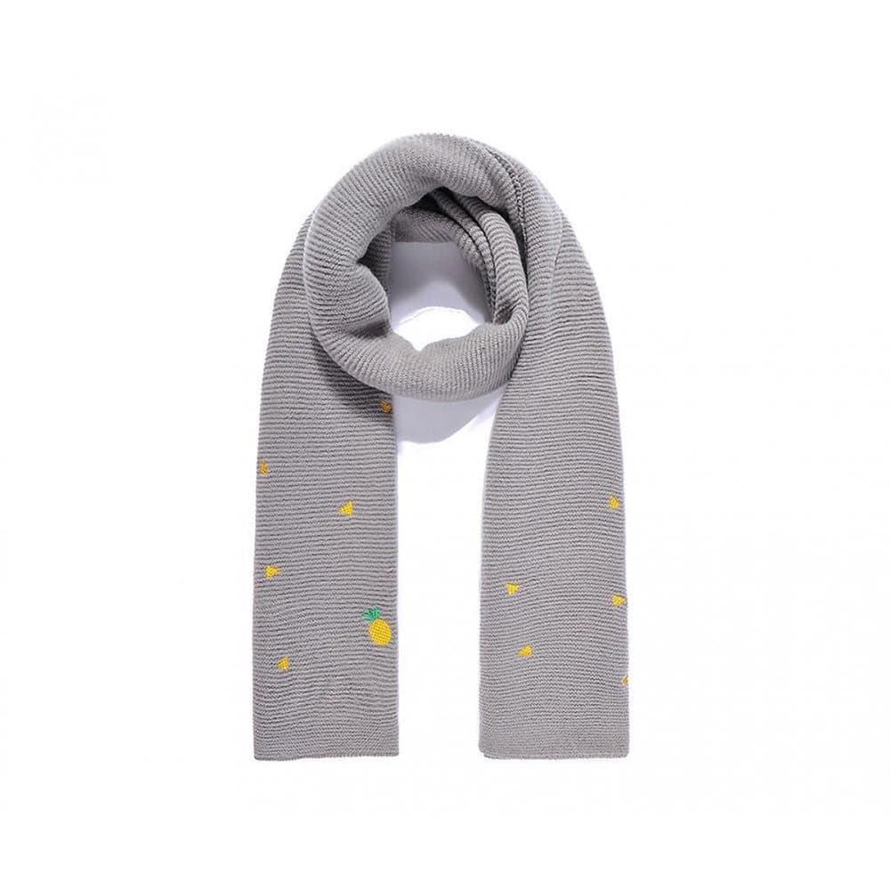 Intrigue Womens/Ladies Pineapple Embroidered Knitted Scarf