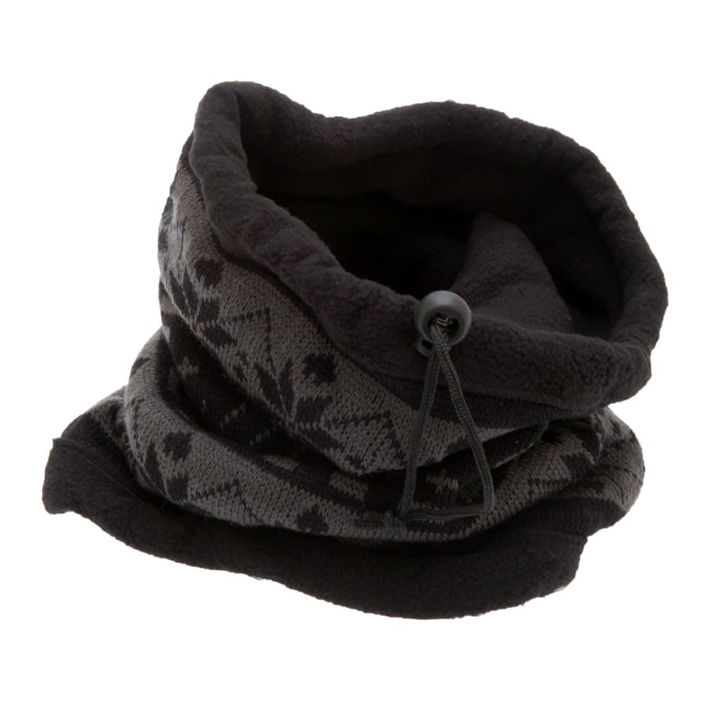 Unisex Patterned Snowflake Design Multifunctional Winter Hat / Snood / Mask