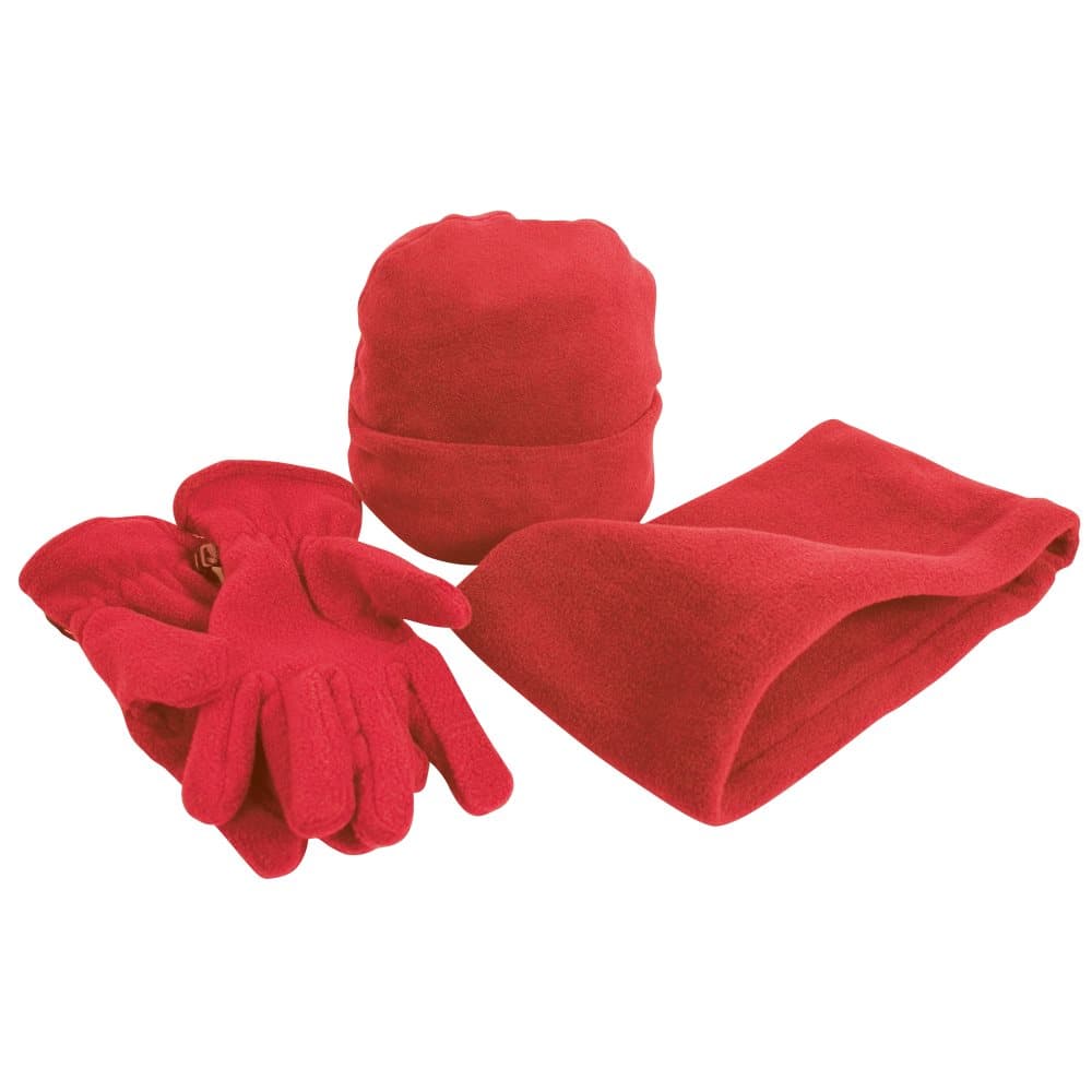Result Unisex Active Fleece Anti-Pill Winter Hat, Gloves & Neckwarmer Set