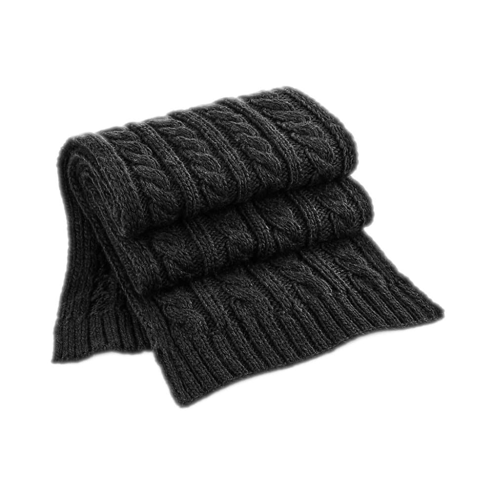 Beechfield Cable Knit Melange Scarf