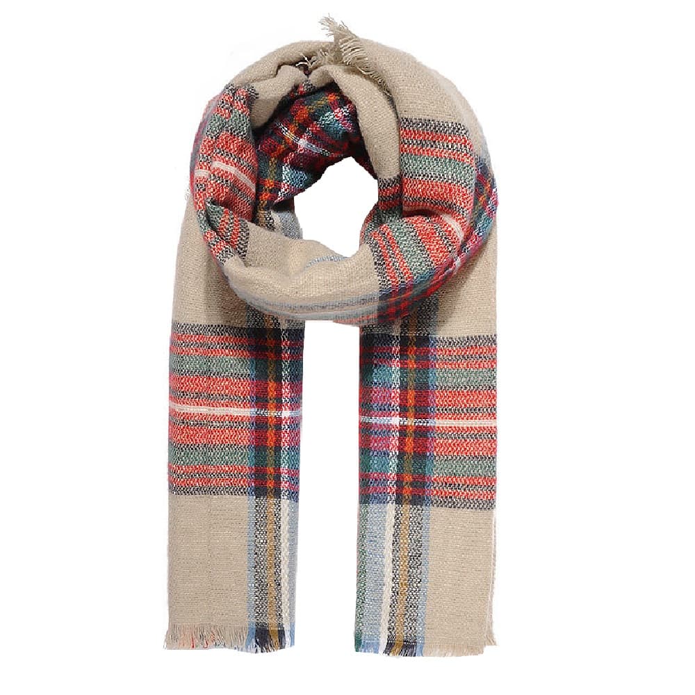 Intrigue Womens/Ladies Check Blanket Scarf