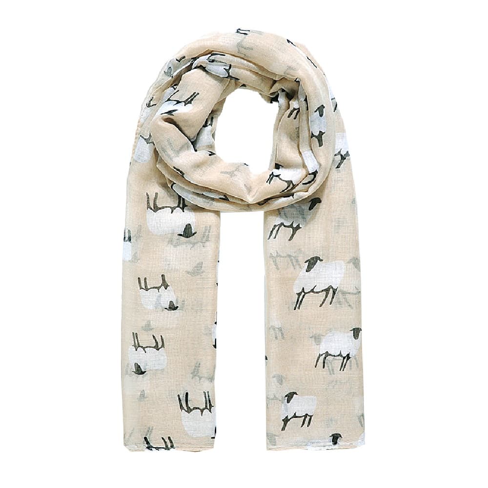 Jewelcity Womens/Ladies Baa Baa Sheepy Print Scarf
