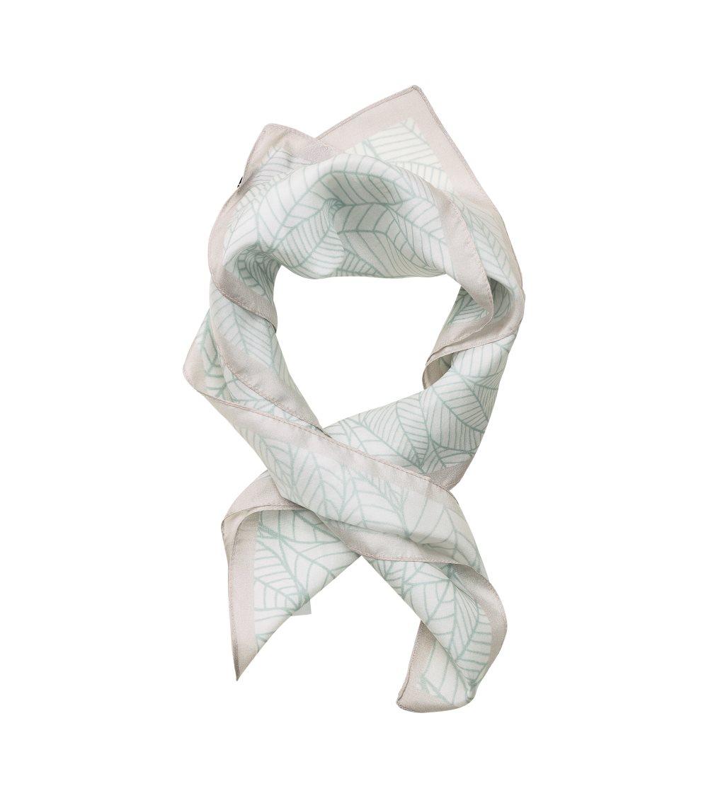 Edblad Plant Silk Scarf Off White