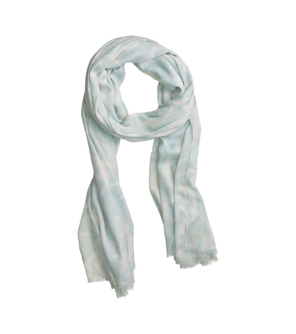 Edblad Birds Cotton Scarf Sky