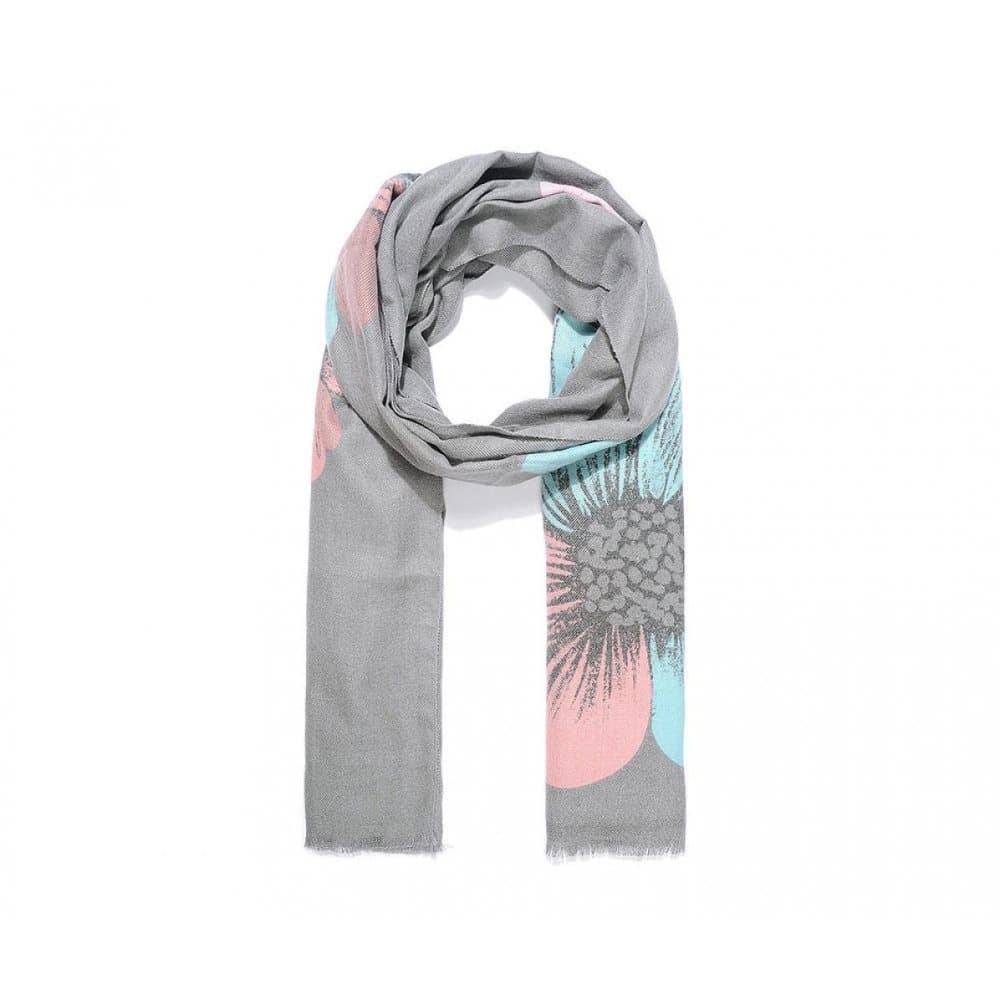 Intrigue Womens/Ladies Brushed Effect Floral Print Scarf