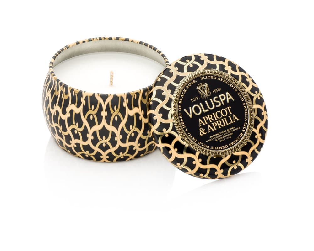 Voluspa Maison Decorative Tin Candle Apricot & Aprilia 113g