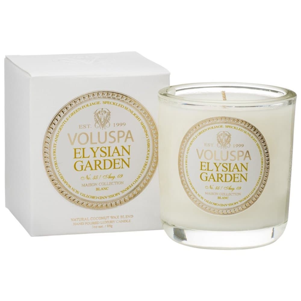 Voluspa Classic Maison Boxed Votive Candle Elysian Garden 85g