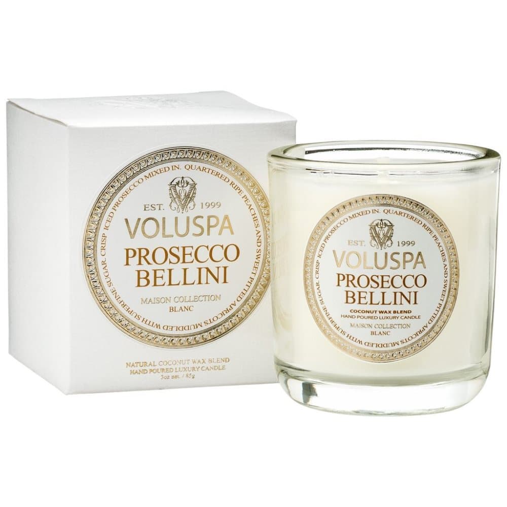 Voluspa Classic Maison Boxed Votive Candle Prosecco Bellini 85g