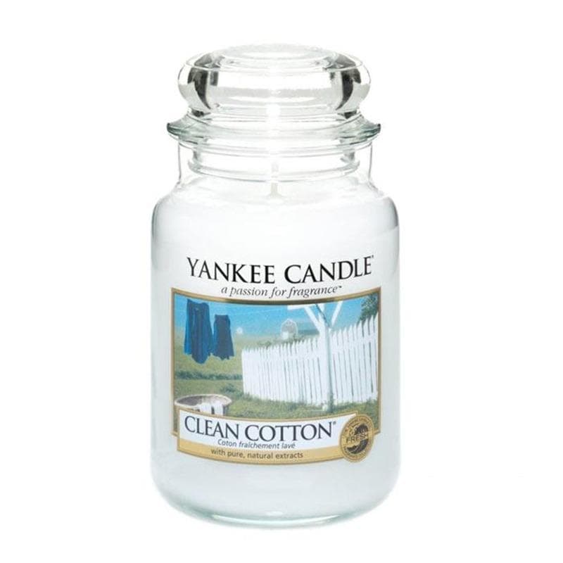 Yankee Candle Classic Large Jar Clean Cotton 623g