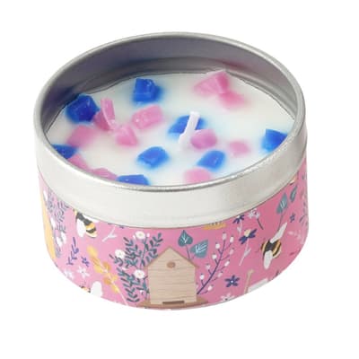 CGB Giftware The Beekeeper Forest Fruits Pink Tin Candle