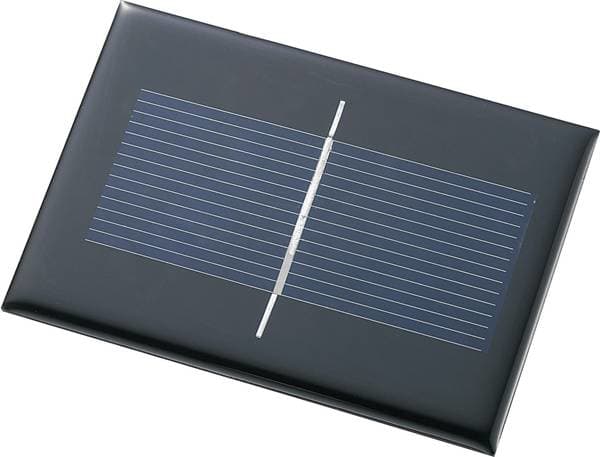 Conrad YH-66X96, 0.5 V, 0,08 A, Polykristallint kisel, Svart, 96 mm, 66 mm