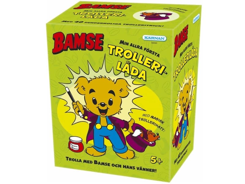Bamses Trollereilåda med hatt