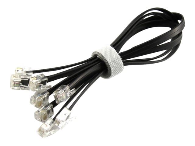 Makeblock - Nätverkskabel - RJ-25 (hane) till RJ-25 (hane) - 35 cm - platt (paket om 4)