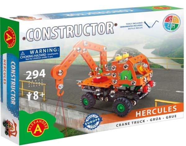 Byggsats för kranbil i metall - Hercules