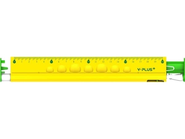 Y-PLUS LINIJKA 20 CM COLOURS 4W1 Y-PLUS