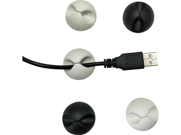 D.Rect Holder Musta 6 kpl (300427)