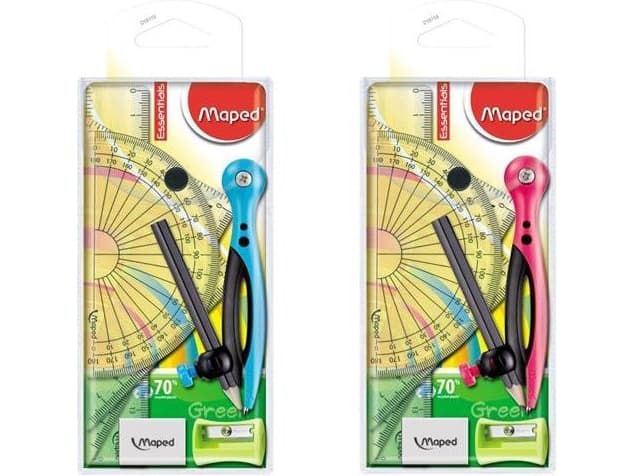 Maped Compass Essentials plastic set 8el.bls MAPED - 135204