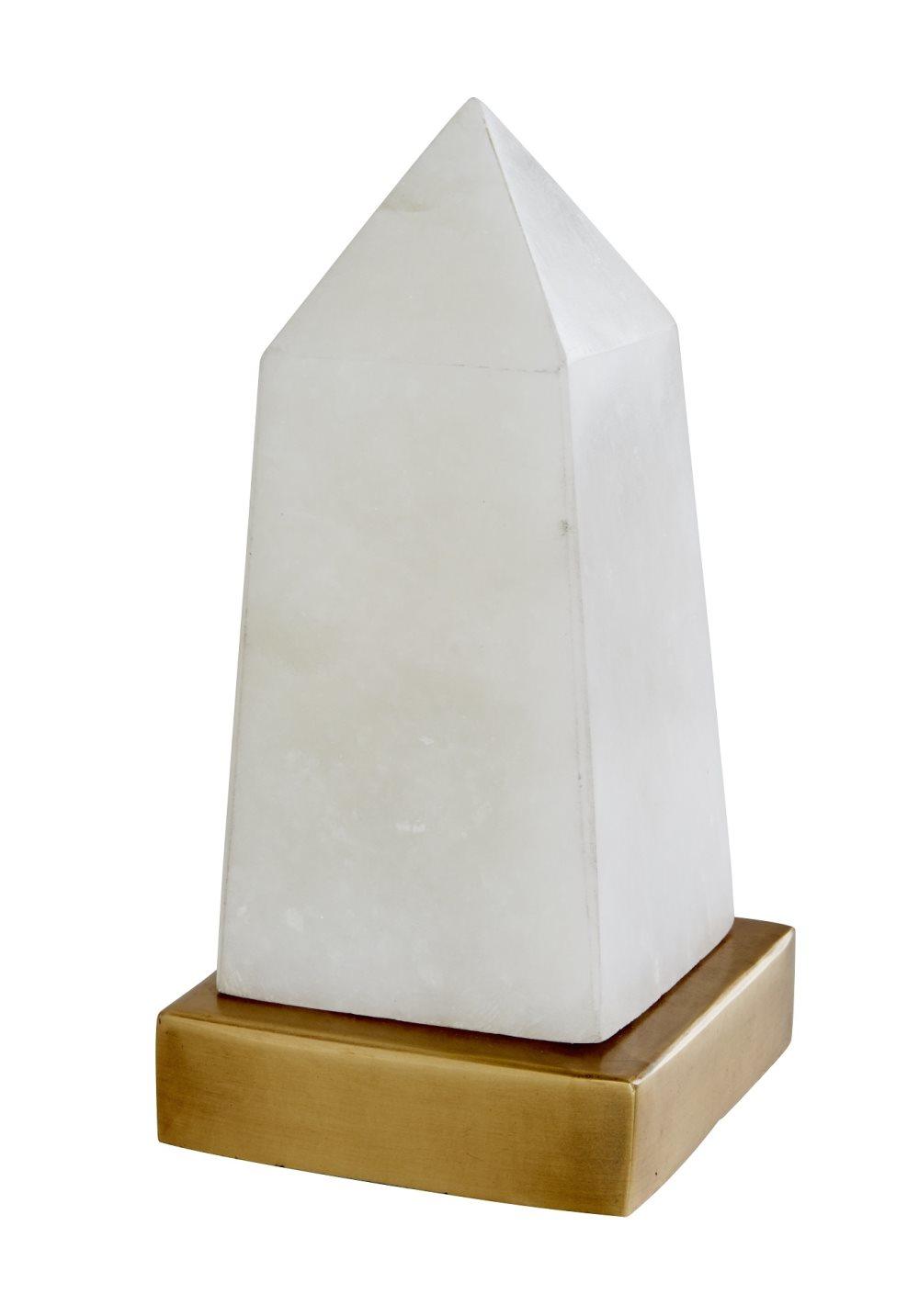 Day Home Dekoration Obelisk 22 cm Vit