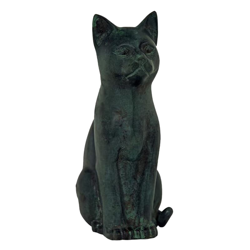 Skulptur Mr Fredrik Sittande Katt 22 cm