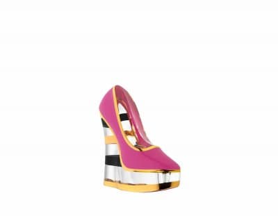MAKE UP CERISE STRIPE SHOE H 119MM - KOSTA BODA