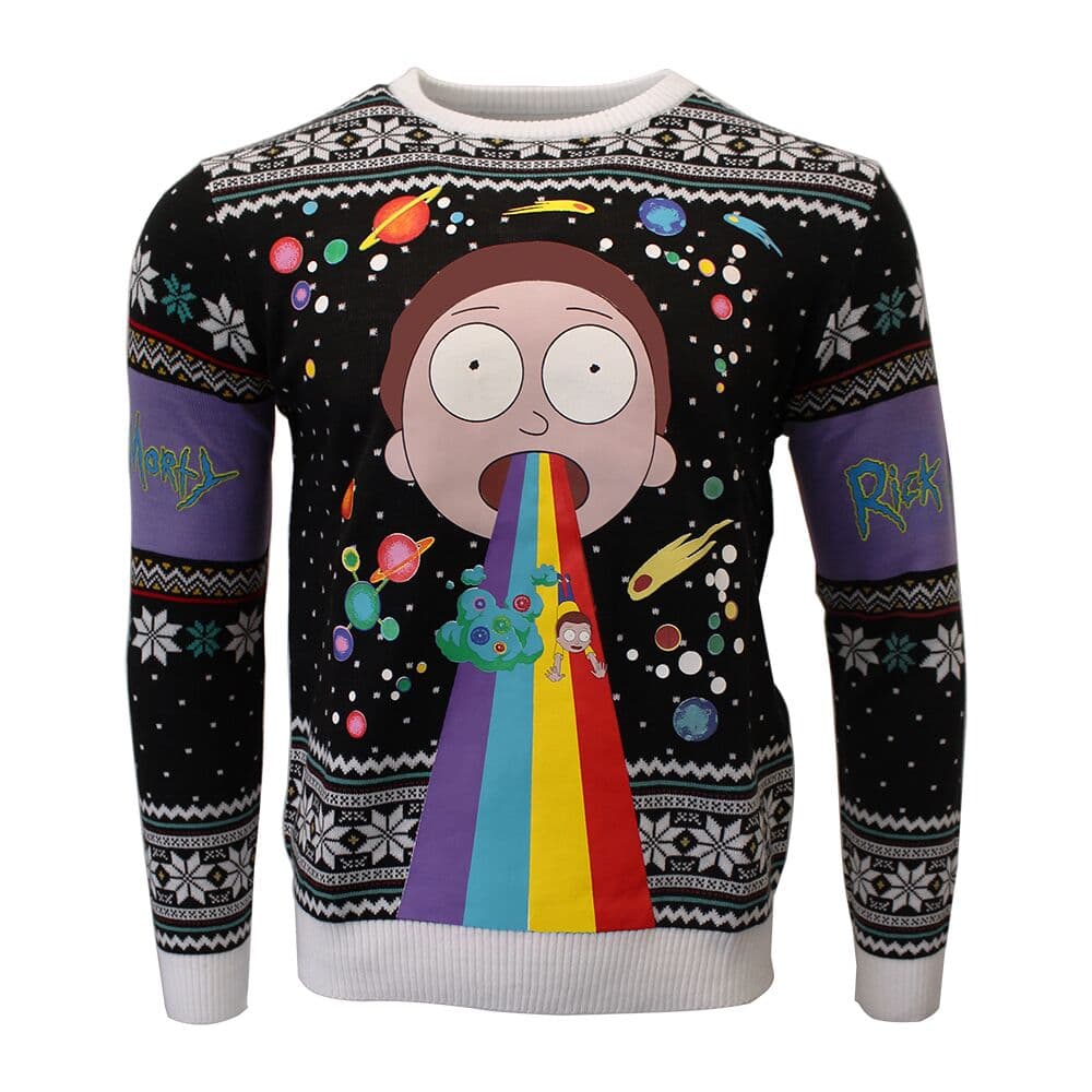Jultröja Rick And Morty Rainbow