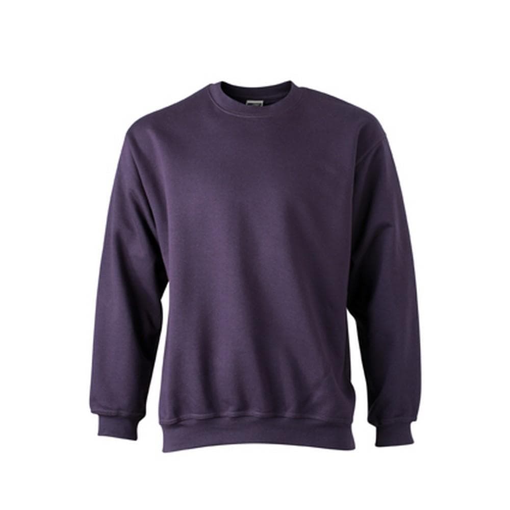 James and Nicholson Unisex Round Heavy Sweatshirt