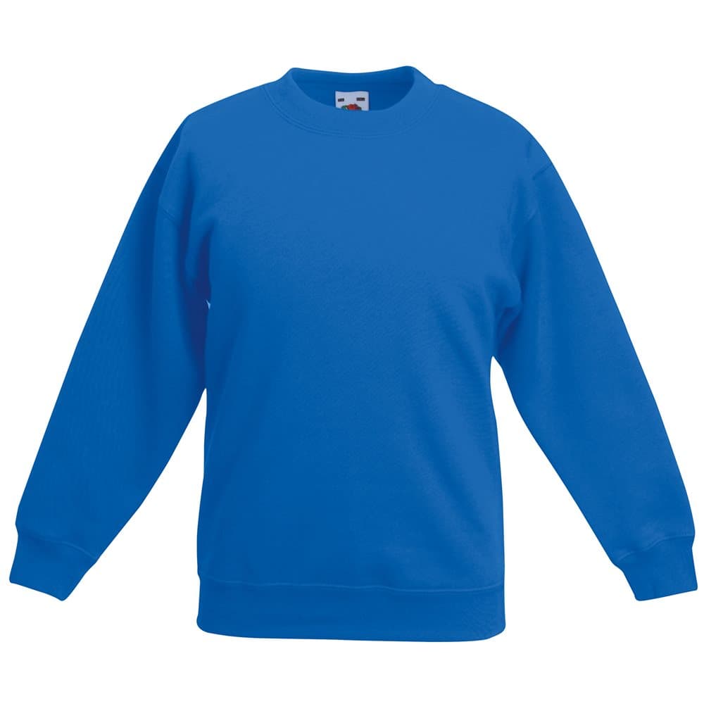 Fruit Of The Loom Kids Unisex Classic 80/20 Set-In Sweatshirt (Pack of 2)