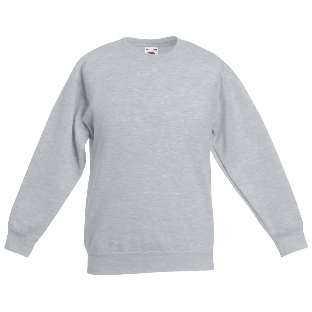 Fruit Of The Loom Kids Unisex Classic 80/20 Set-In Sweatshirt (Pack of 2)
