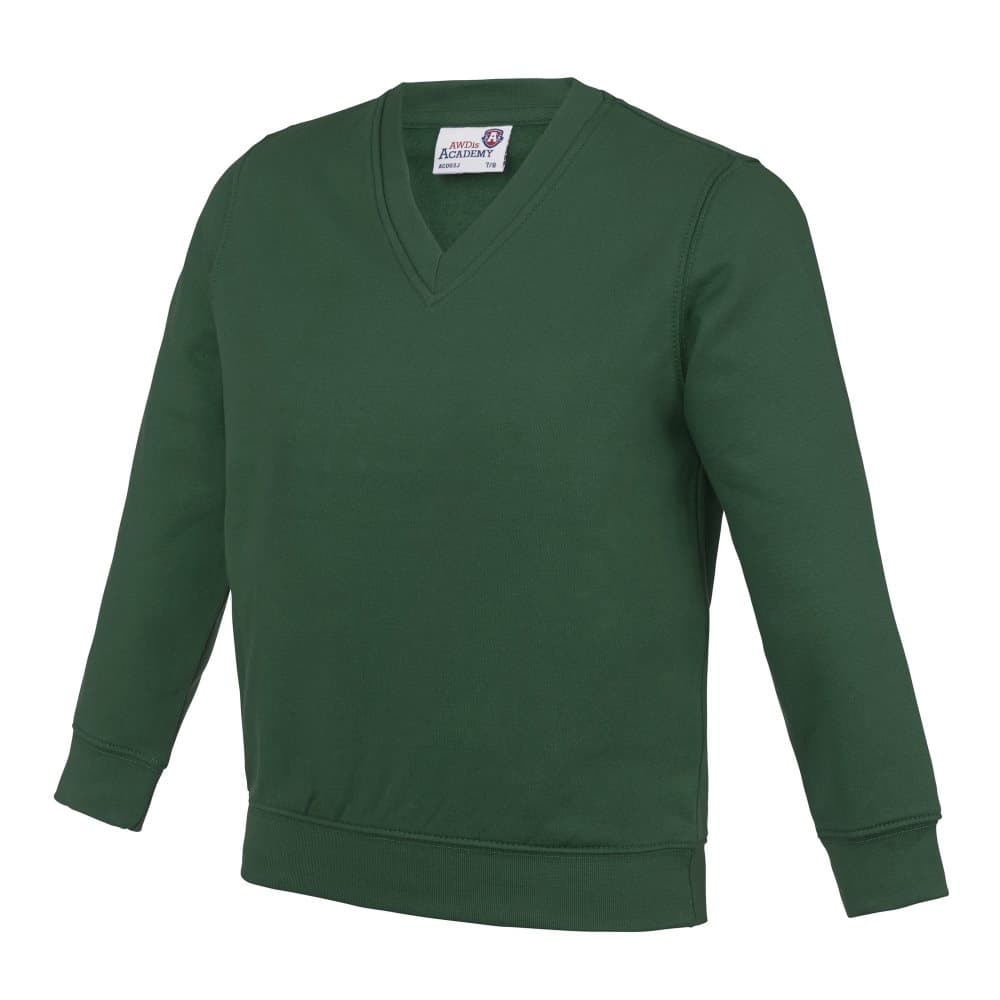 AWDis Academy Childrens/Kids Junior V Neck School Jumper/Sweatshirt