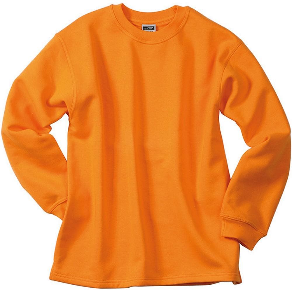 James and Nicholson Unisex Open Hem Sweatshirt