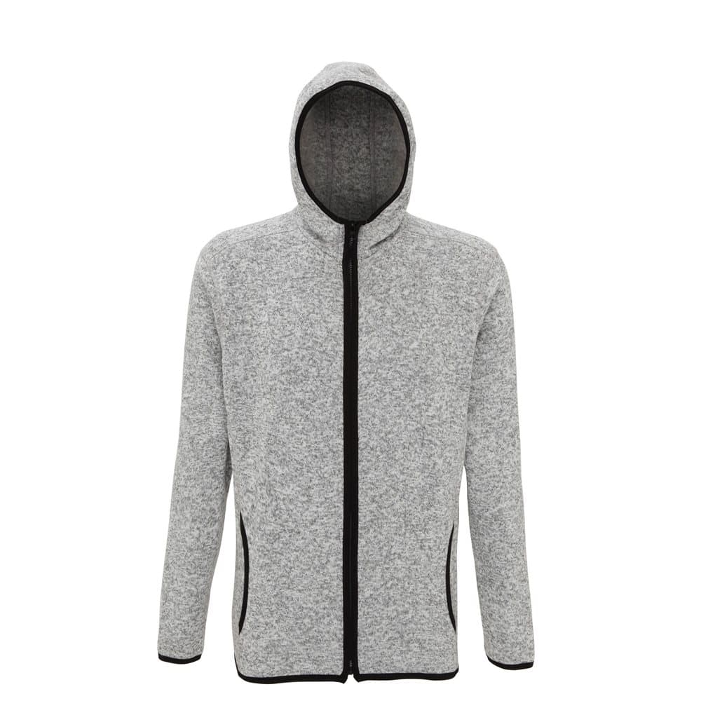 Tri Dri Mens Melange Stickad Fleecejacka