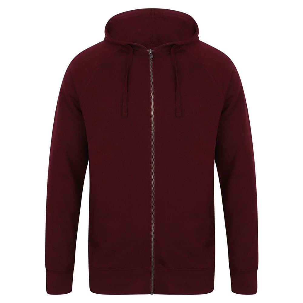 SF Unisex Vuxna Slim Fit Zip Hooded Sweatshirt
