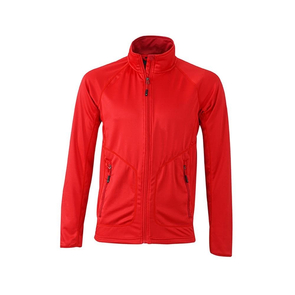 James and Nicholson Mens Stretch Fleece Jacket