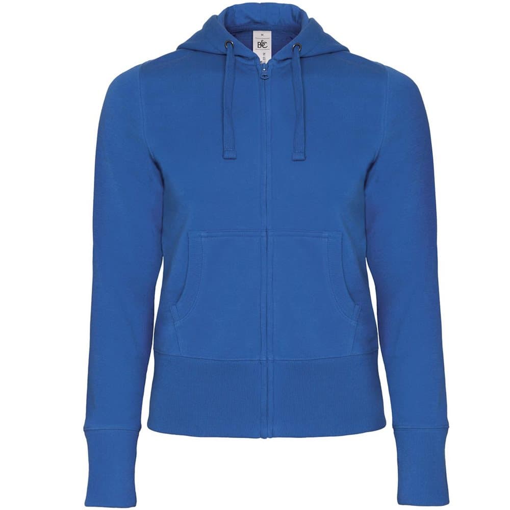 B&C Womens/Ladies Full Zip Hooded Sweatshirt/Hoodie